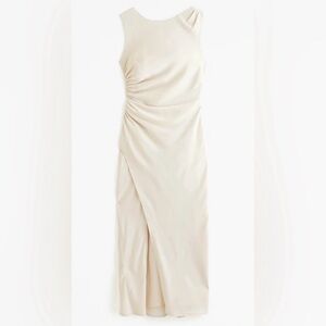 NWT Abercrombie and fitch Cream Sleeveless open back Dress